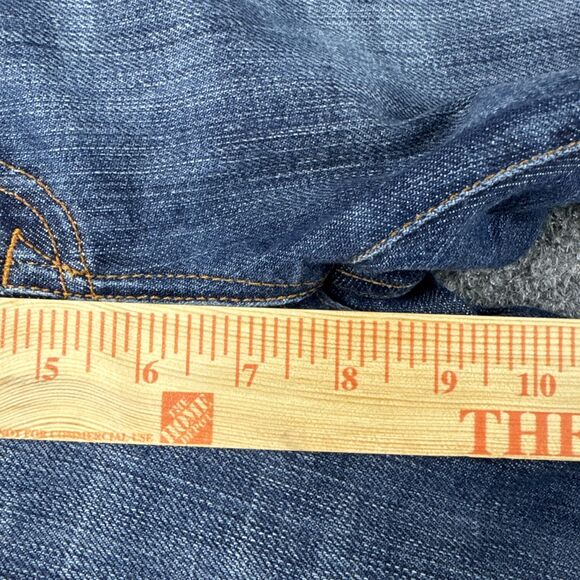 7 For All Mankind Flare Jeans Women's 30 Blue Dark Wash - Picture 10 of 12